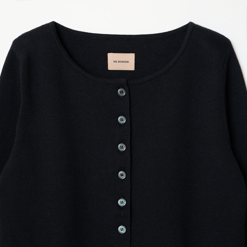 THE SHISHIKUI シシクイ cardigan BLACK | osimed.com