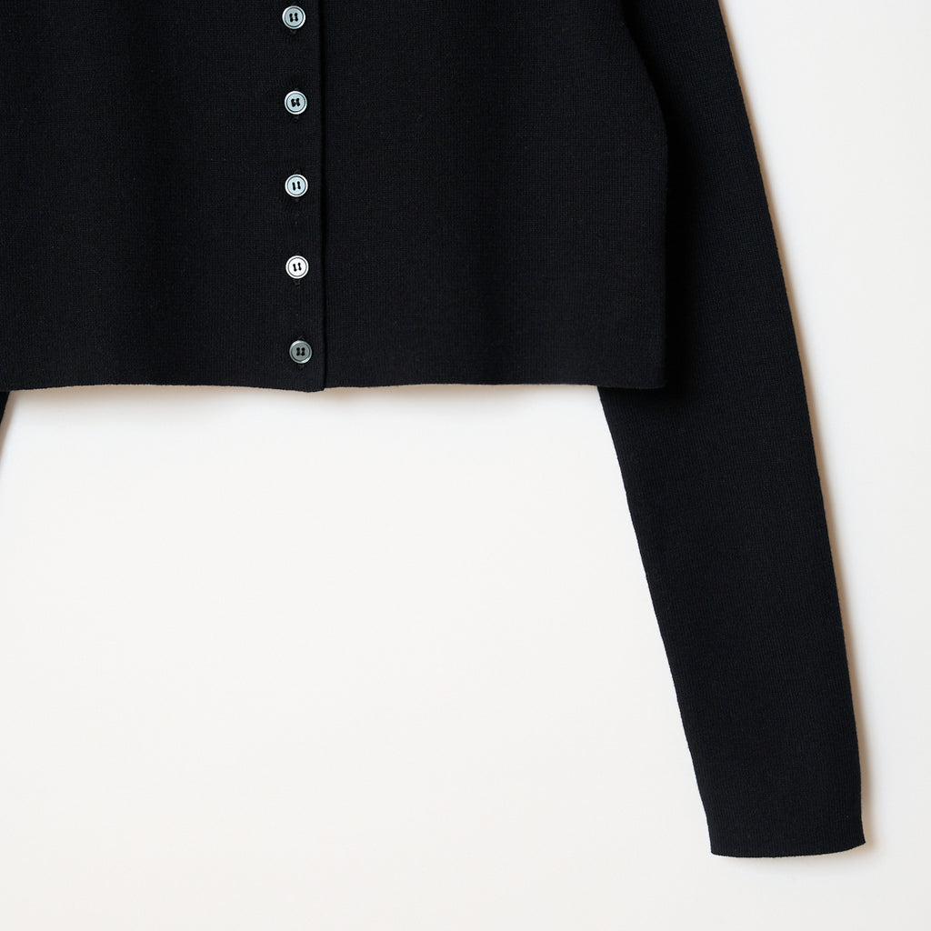 人気ブランドの THE SHISHIKUI シシクイ cardigan BLACK カーディガン