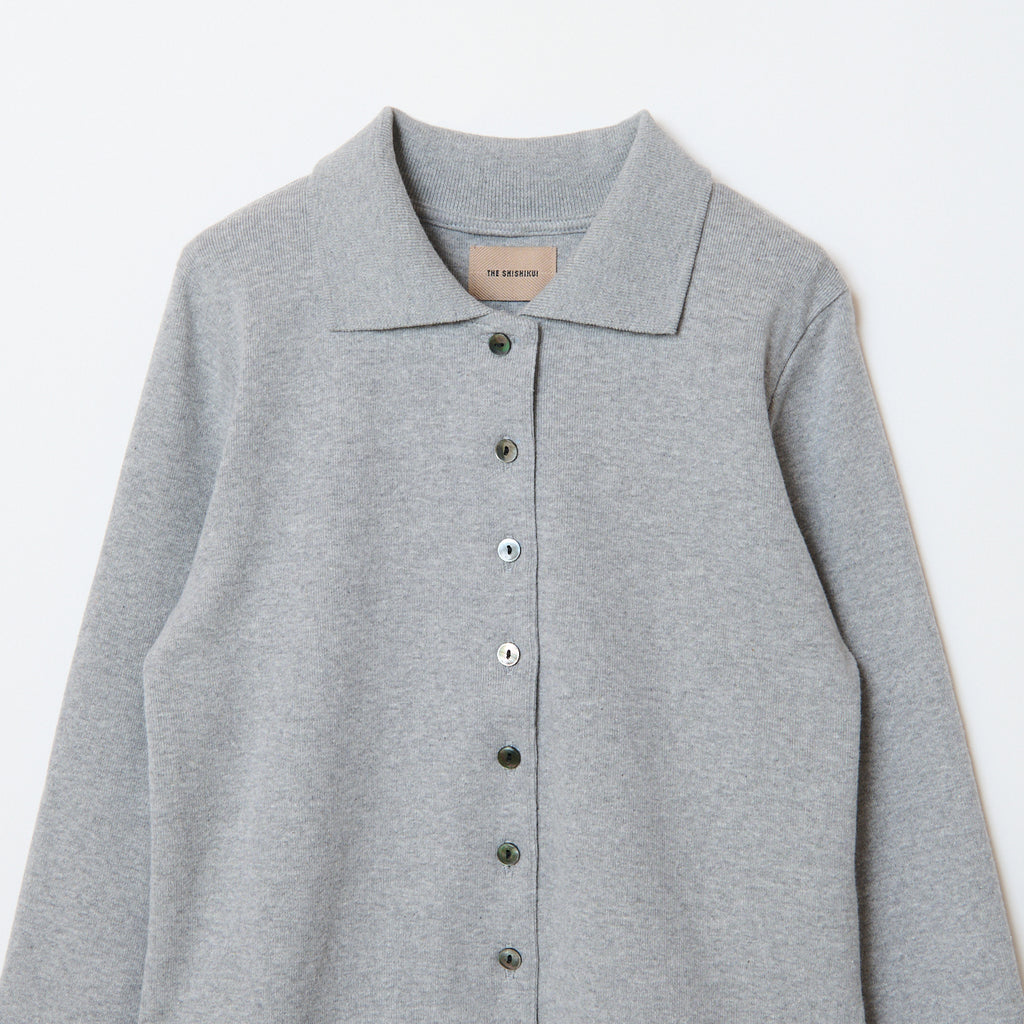 LONG POLO SHIRT / GRAY