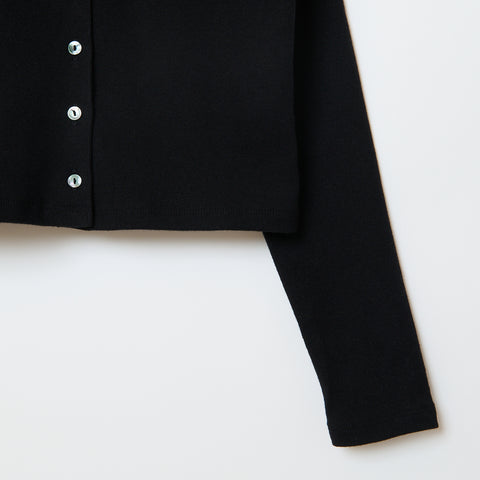 LONG POLO SHIRT / BLACK