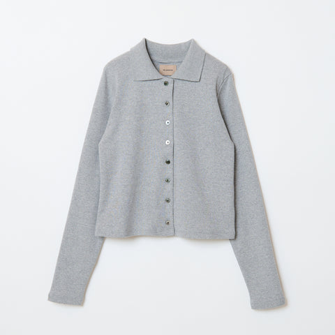 LONG POLO SHIRT / GRAY