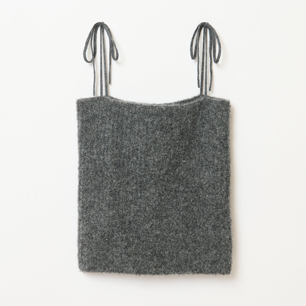 CAMI KNIT / CHARCOAL GRAY – THE SHISHIKUI