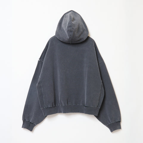 hoodie two / BLACK