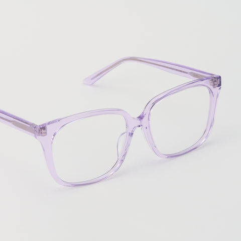 Square eye / CLEAR L.PURPLE