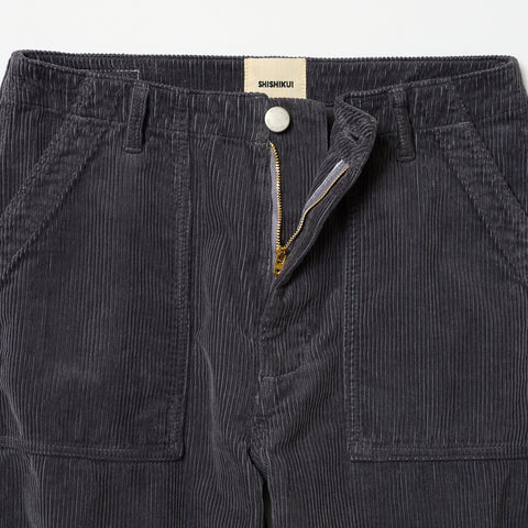 CORDUROY BAKER / CHARCOAL GRAY