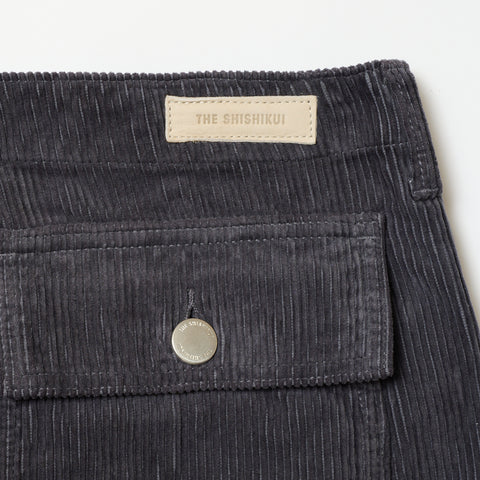 CORDUROY BAKER / CHARCOAL GRAY